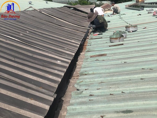 Thợ chống dột tại quận gò vấp cho mái tôn
