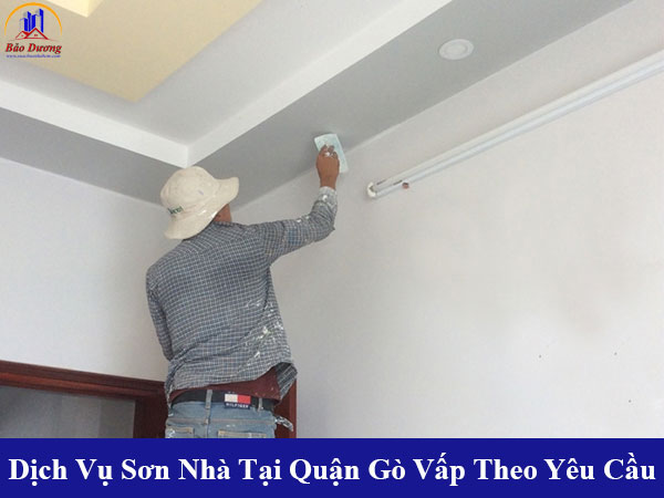 Dịch vụ sơn nhà tại quận gò vấp theo yêu cầu