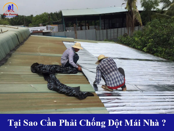 Tại sao cần phải chống dột mái nhà