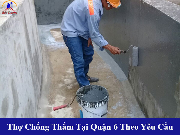 Cung cấp thợ chống thấm tại quận 6 theo yêu cầu