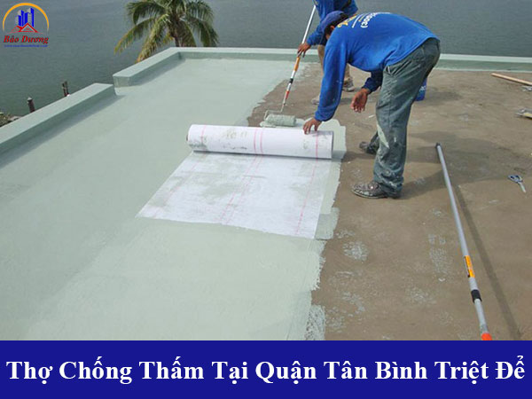 Thợ chống thấm tại quận tân bình bảo hành lâu dài