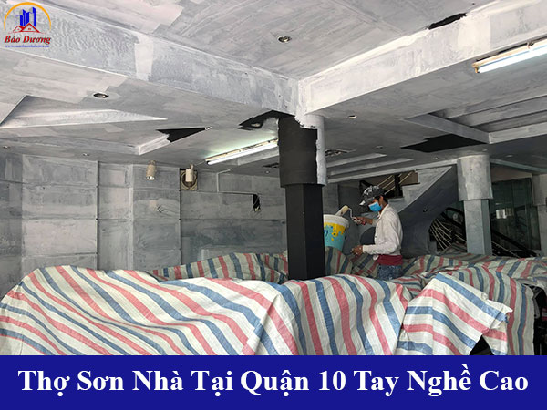 Cung cấp thợ sơn nhà tại quận 10 tay nghề cao