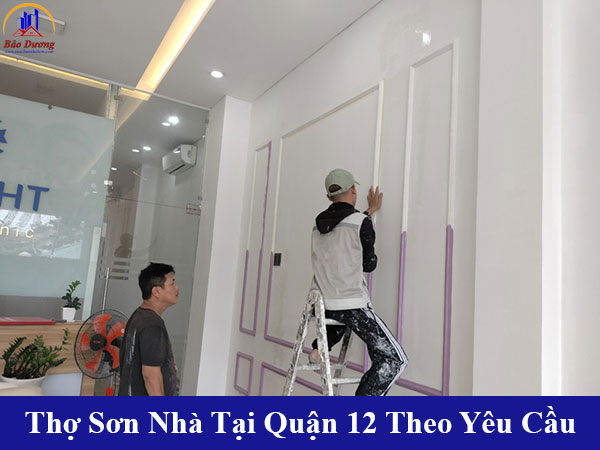 Cung cấp thợ sơn nhà tại quận 12 theo yêu cầu