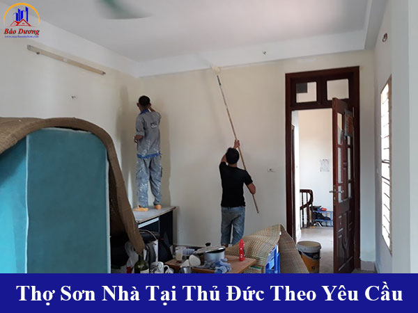 Có thợ sơn nhà tại thủ đức theo yêu cầu