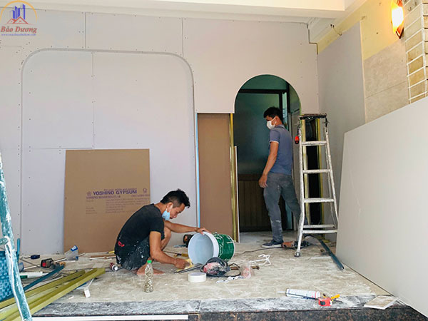 Mẫu vách thạch cao đẹp theo yêu cầu