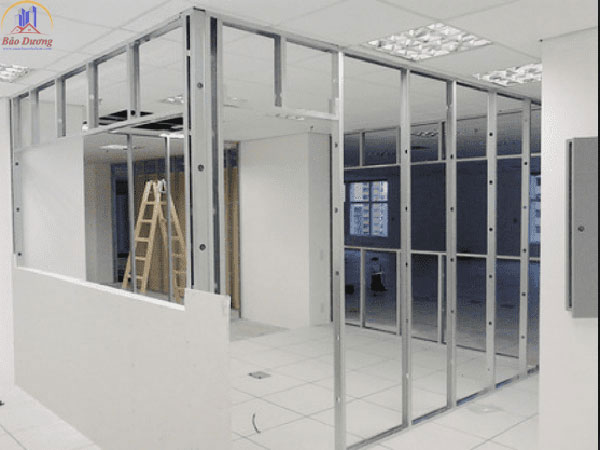 Mẫu vách thạch cao ngăn phòng