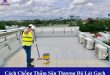 Cách chống thấm sân thượng đã lát gạch triệt để hoàn toàn và bền lâu