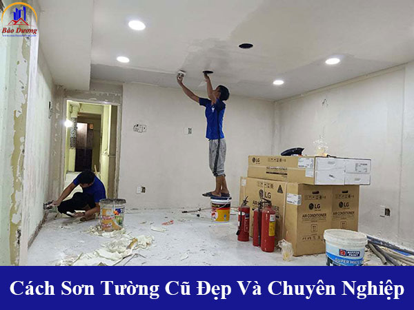 Cách tự sơn tường cũ đẹp và chuyên nghiệp như thợ chuyên sơn nhà