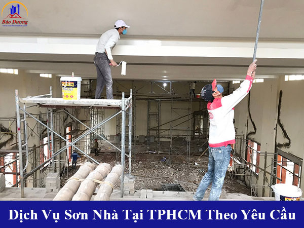 Dịch vụ sơn nhà tại TPHCM theo yêu cầu